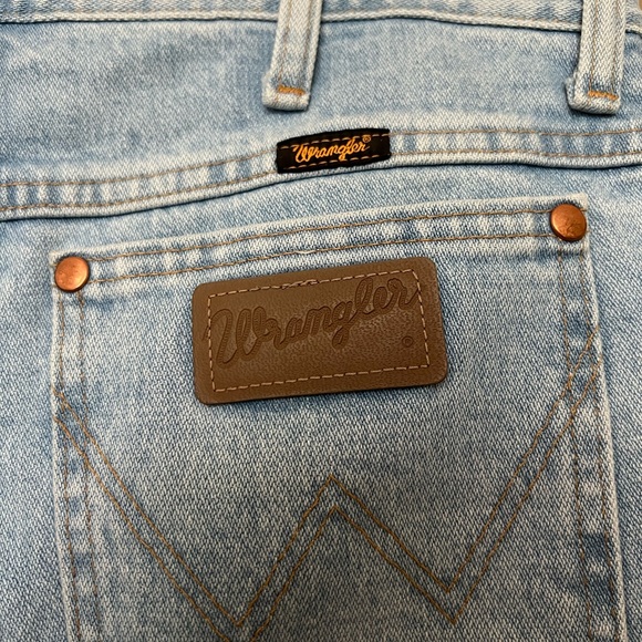 Mens Wrangler Slim Bootcut Jeans Size 30/32 - Picture 2 of 4